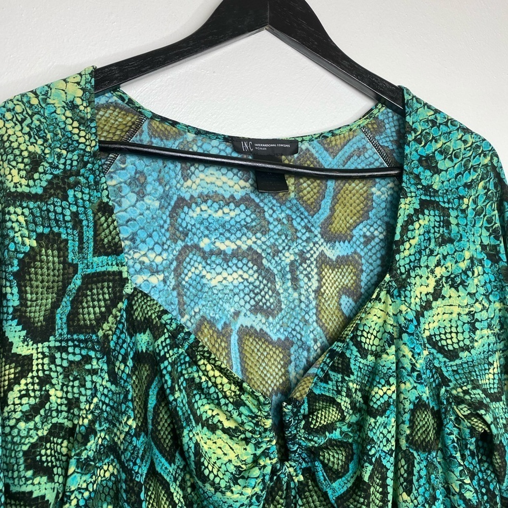 Inc International Concepts  Snakeskin Dress. Sz 1X - Picture 7 of 14